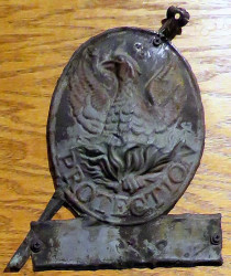 1800 copper fire mark