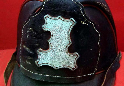 1800s Leather Helmet