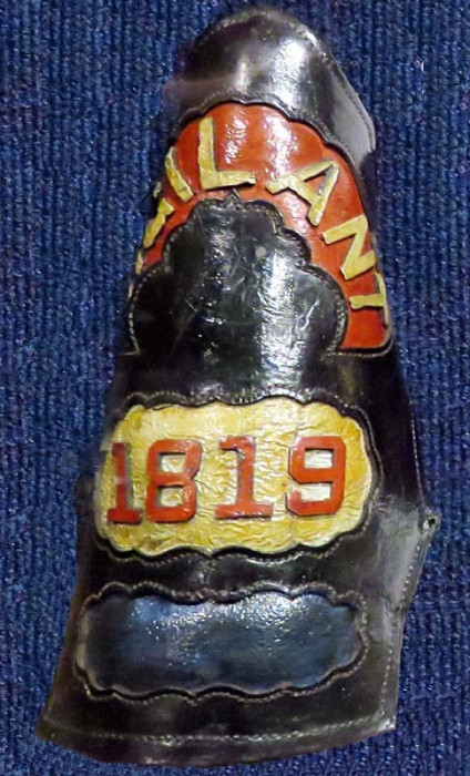 ca. 1860 leather helmet front 800  