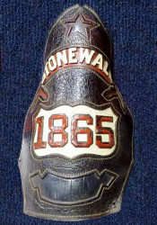 1860 leather helmet front