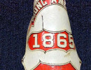1865 leather helmet front