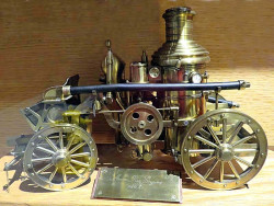 1865 steam fire engine patent model