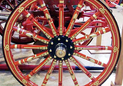 1899 American Fire Engine Wheel