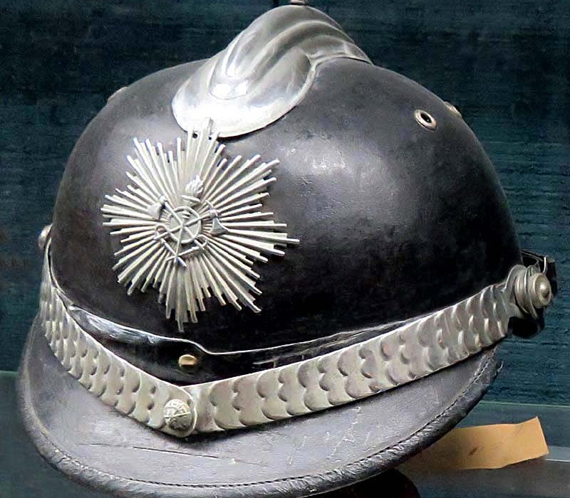 brazilian fire department helmet ca. 1900