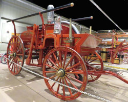 ca. 1900 howe hand drawn pumper