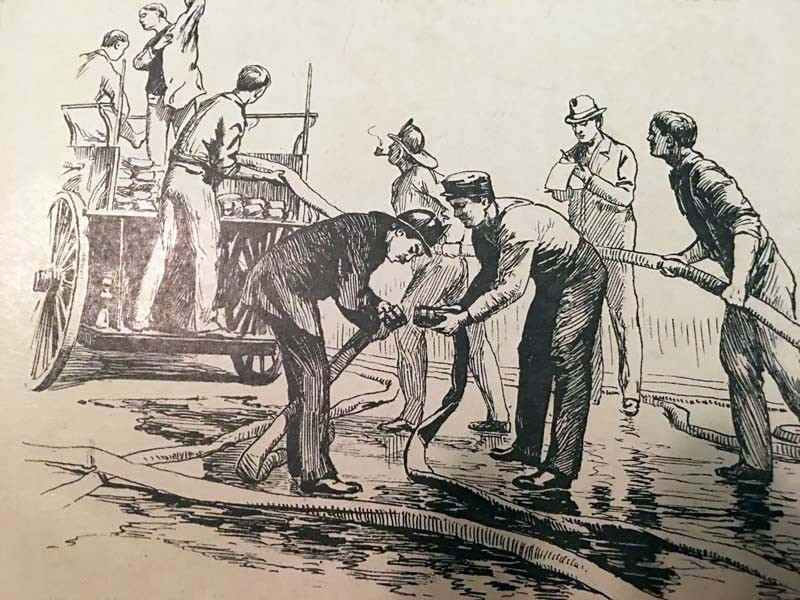attaching the hoses