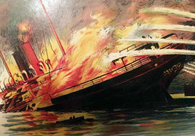 Boat on Fire