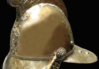 Brass Firemen's Helmet