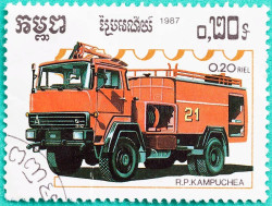 cambodia stamp