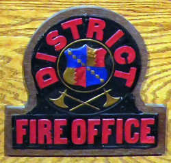 district fire office mark