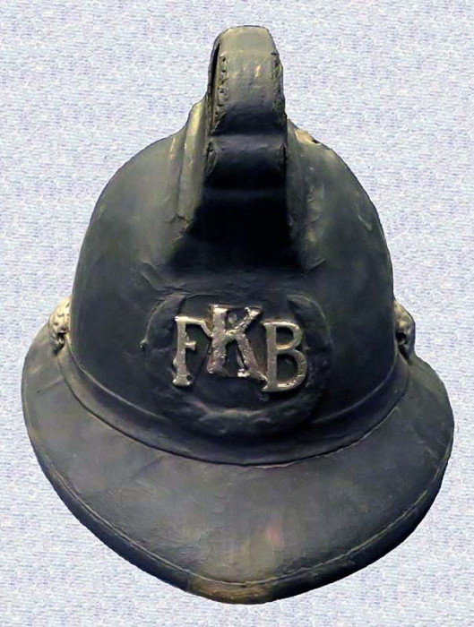 f.k.b. fire helmet