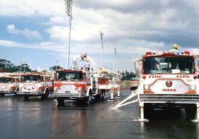Fire Truck Exhibit in New Zealand