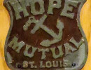hope mutual  st. louis fire mark