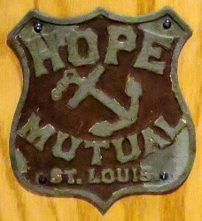 hope mutual  st. louis fire mark