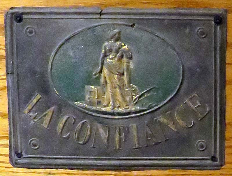 la confiance fire insurance mark