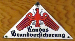 landes brandverficherung fire mark
