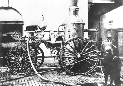 Late 1800s Silsby Steamer