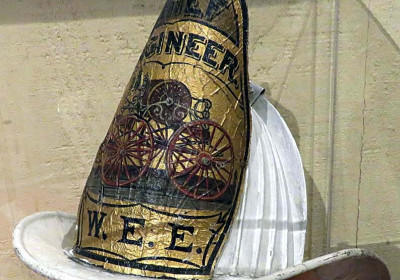 Vintage Fire Helmet