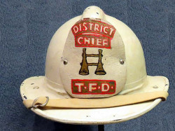 t.f.d. district chief helmet