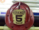 antique fire helmet