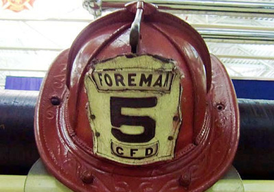 Vintage Foreman Helmet